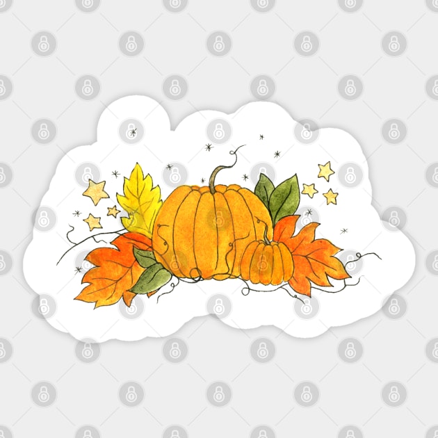 Pumpkins Sticker by Polkadotdreamer